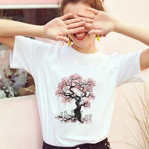 Showtly Women Clothes 2019 T Shirt Plus Size peach
